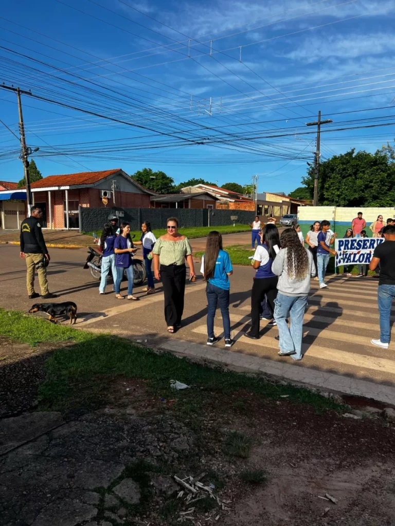 Dia Mundial da Água: Escola Carlos Drummond, Sedam e Semma reforçam importância da preservação em Cacoal