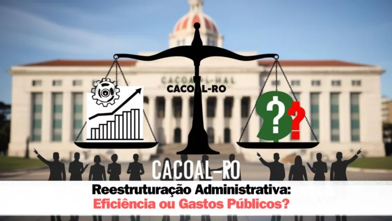 Reestruturação Administrativa aprovada nesta segunda-feira em Cacoal gera debate sobre eficiência e gastos públicos