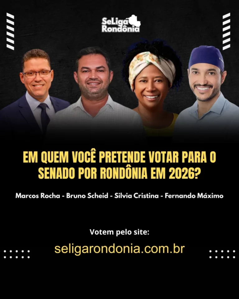 Em quem você votaria para Senador  por Rondônia?