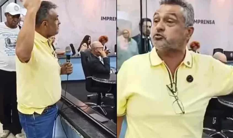 Servidor comissionado do governo Rocha tenta invadir plenário durante audiência pública da BR-364 em Ji-Paraná